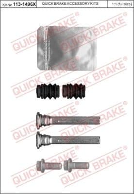 Guide Sleeve Kit, brake caliper 113-1496X