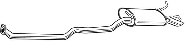 Rear Muffler 23049