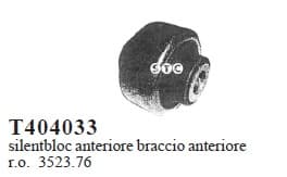 Silentblock front axle T404033