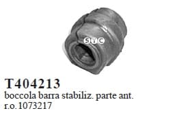 Mounting stabilizer front T404213