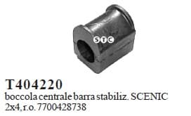 Mounting stabilizer front T404220