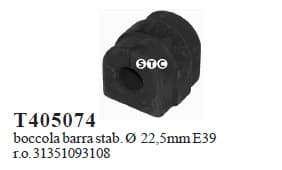 Mounting stabilizer front T405074