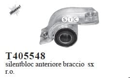 Silentblock front axle T405548