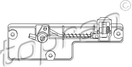 Lock, glove box 109 078