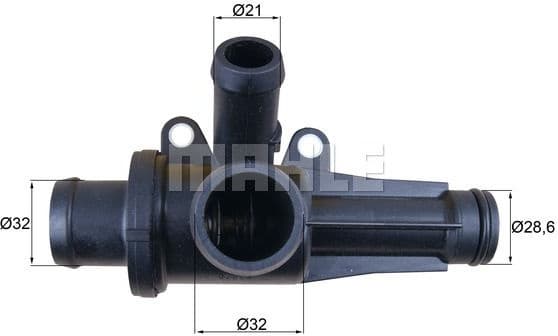 Thermostat, coolant BEHR TH4587