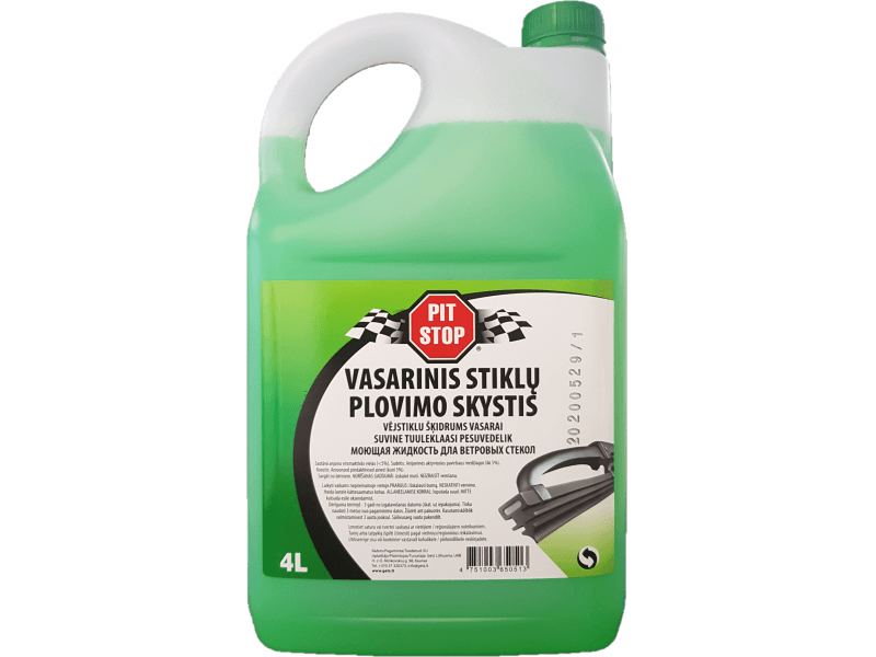 Langų skystis vasarinis PIT STOP 4L - W45204 (Pit Stop) - Autoera