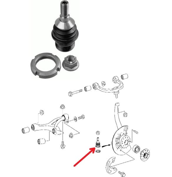 Joint, suspension 33406 01