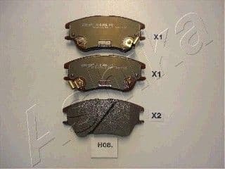 Brake Pad Set, disc brake 50-H0-008