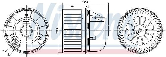 Interior Blower 87492