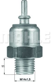 Temperature Switch, radiator fan BEHR TSW40