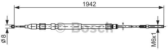 Cable Pull, parking brake 1987477820