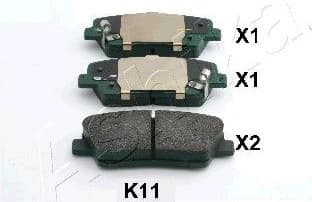Brake Pad Set, disc brake 51-0K-K11