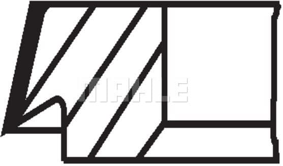 Piston Ring Set 681 RS 00106 0N0 - image 2