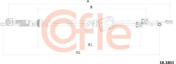 Cable Pull, manual transmission 18.1803