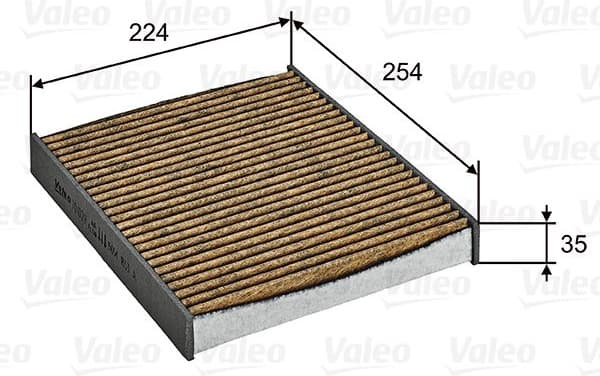 Filter, cabin air VALEO PROTECT MAX 701029