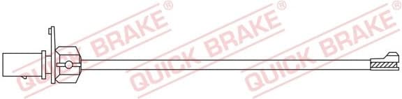 Brake pad wear indicator WS0416A