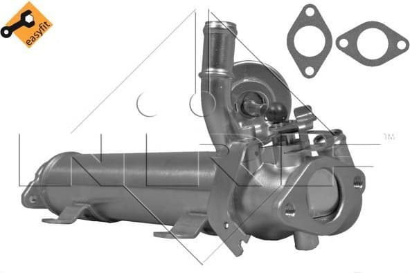 Cooler, exhaust gas recirculation EASY FIT 48312