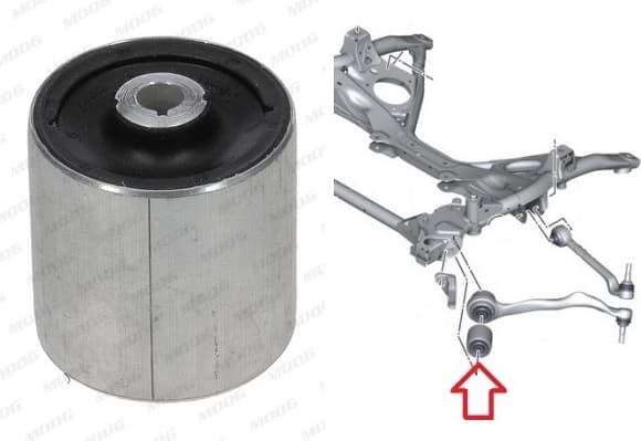 Silentblock front axle BM-SB-14569