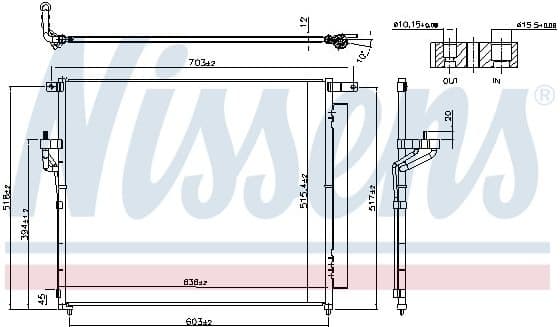 Condenser, air conditioning ** FIRST FIT ** 940266