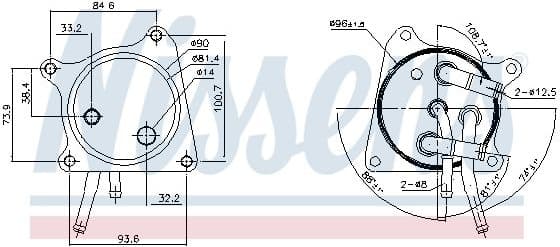 Oil Cooler, automatic transmission ** FIRST FIT ** 91119
