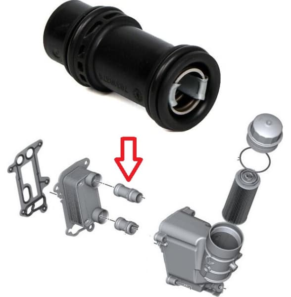 Gasket oil cooler 11427802117