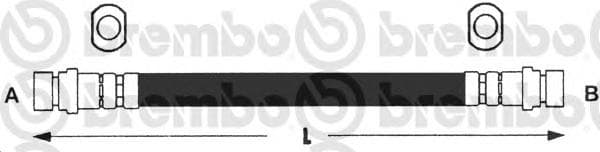 Brake hose rear TO21.775