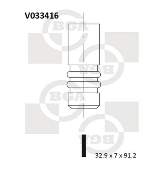 Valve exhaust V033416