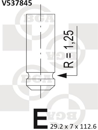 Valve exhaust V537845