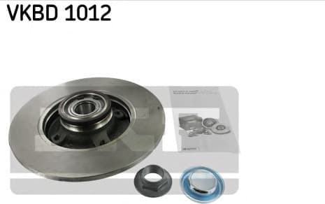 Brake disc with bearing, Top Quality VKBD1012