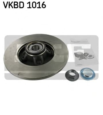 Brake disc with bearing, Top Quality VKBD1016