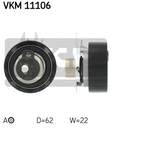 Tensioner belt VKM11106