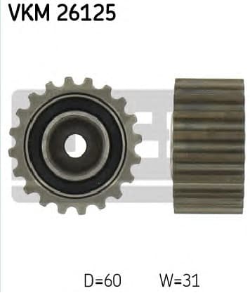 Tensioner belt VKM26125