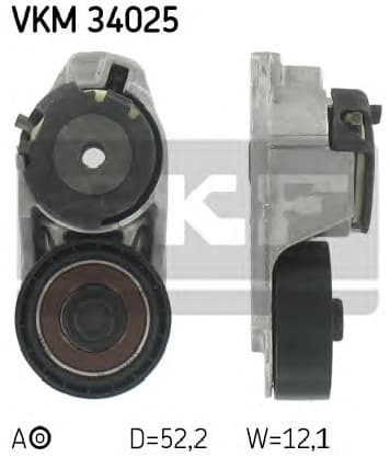 Tensioner belt VKM34025