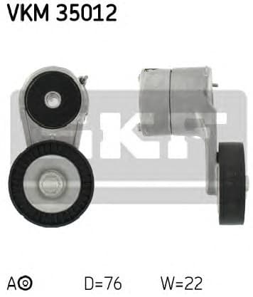 Tensioner belt VKM35012