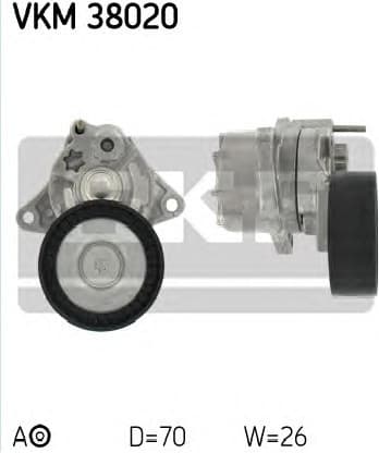 Tensioner belt VKM38020