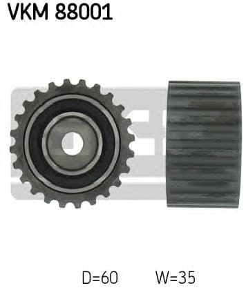 Tensioner belt VKM88001