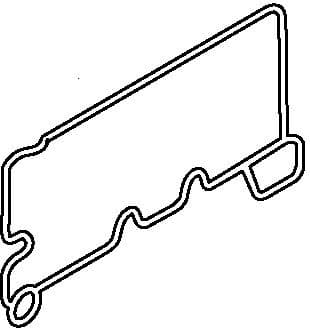 Gasket, oil cooler 012.300