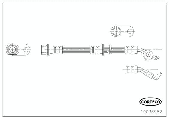 Brake Hose 19036982