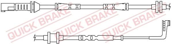 Brake pad wear indicator WS0383A