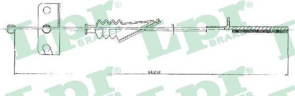 Cable, parking brake C0190B