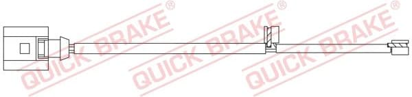 Brake pad wear indicator WS0410A