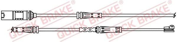 Brake pad wear indicator WS0423A