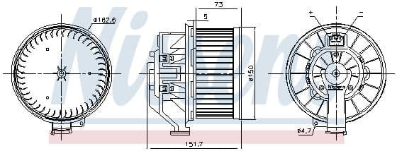 Interior Blower 87493
