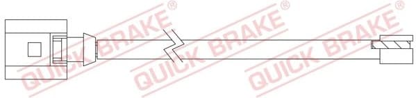 Brake pad wear indicator WS0397A