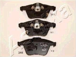 Brake Pad Set, disc brake 50-03-344