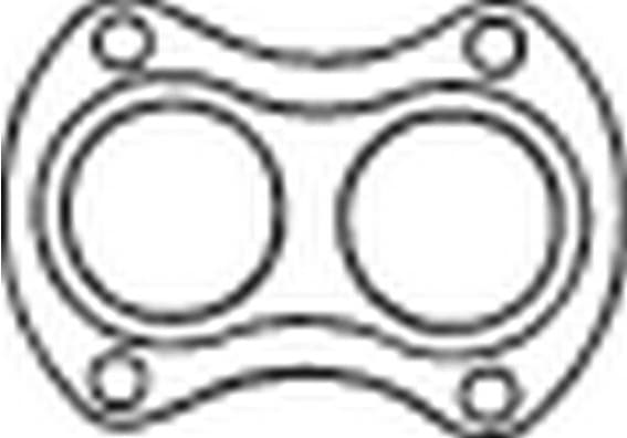 Gasket, exhaust pipe 256-418