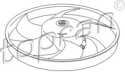 Fan, radiator 721 518