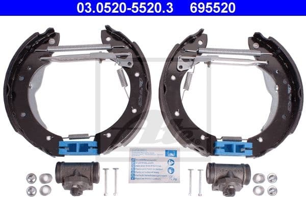 Brake Shoe Set 03.0520-5520.3