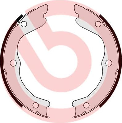 Brake shoes handbrake, Top Quality S56543