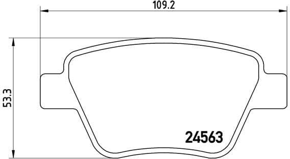 Brake Pad Set, disc brake XTRA LINE P85114X